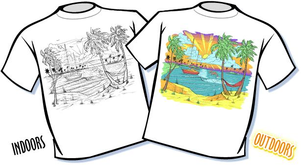 Sunset Beach Color Changing T-Shirt