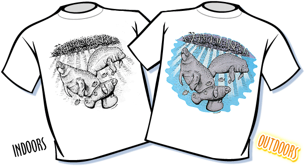 Manatee Color Changing T-Shirt