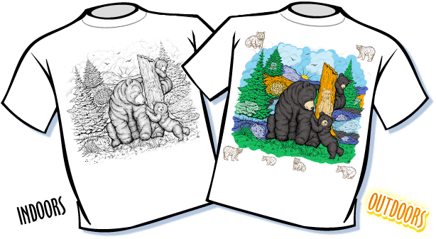 Hidden Bears Color Changing T-Shirt