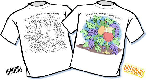 Wine O'Clock Color Changing T-Shirt