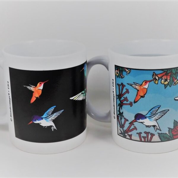 Hummingbirds Color Changing Mug