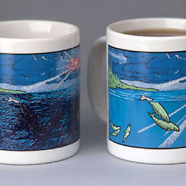 Northwest Pacific Whales Coffee Mug