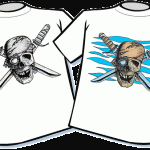 Pirate Skull Color Changing T-Shirt