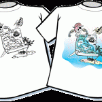 Pirate map Color Changing T-Shirt - Youth