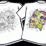 Sugar Skulls Color Changing T-Shirt - Youth
