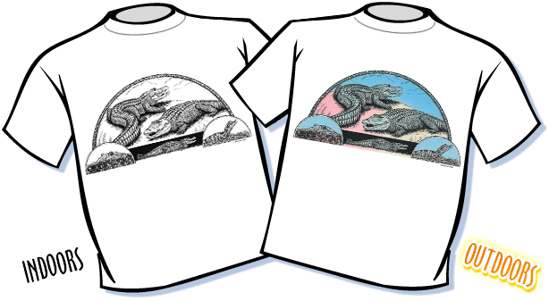 Alligators Color Changing T-Shirt