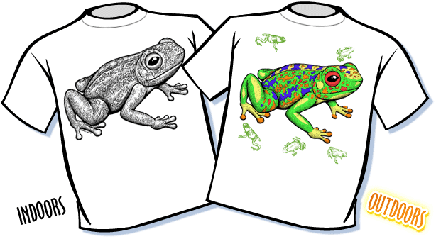 Big Frog Color Changing T-Shirt