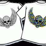Winged Skull Color Changing T-Shirt - Youth