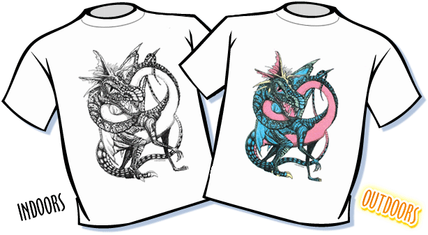 Dragon Color Changing T-Shirt - Youth