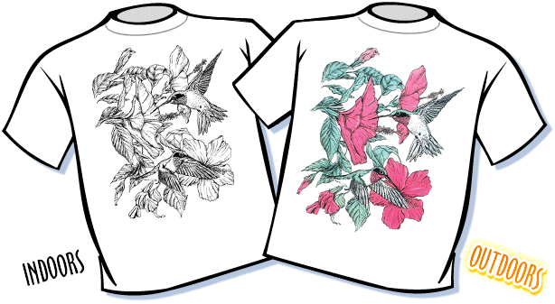 Hummingbird Color Changing T-Shirt