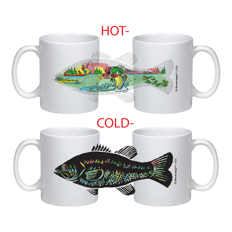 Gone Fishing - 11 Oz Ceramic Coffee Mug  Great Gift for People Who Love  Fishing