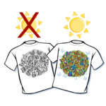 Butterfly Circle Color Changing T-Shirt - Youth