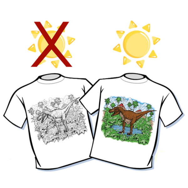 Dinosaur Color Changing T-Shirt - Youth