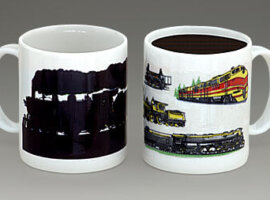 Trains Color Changing Mug