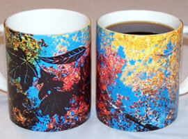 New Autumn Leaves Color Changing Mug