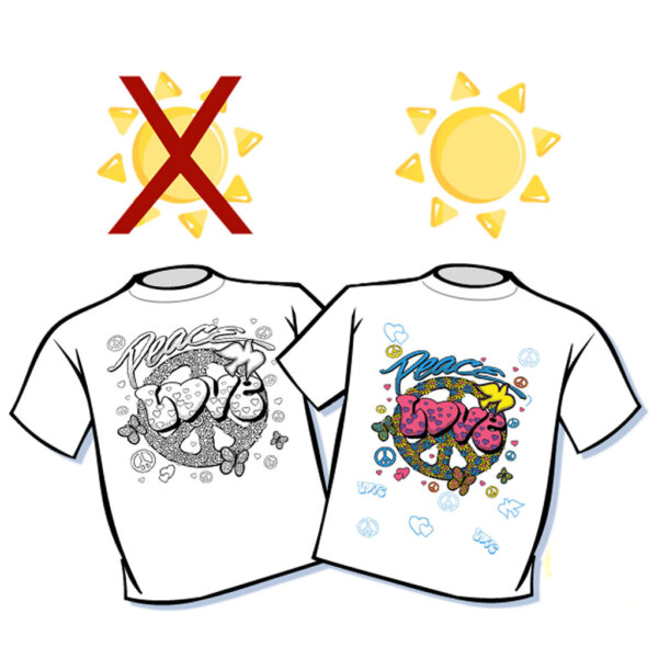 Peace & Love Color Changing T-Shirt