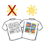 Sea Squares Color Changing T-Shirt - Youth