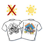 Skull & Crossbones Color Changing T-Shirt - Youth