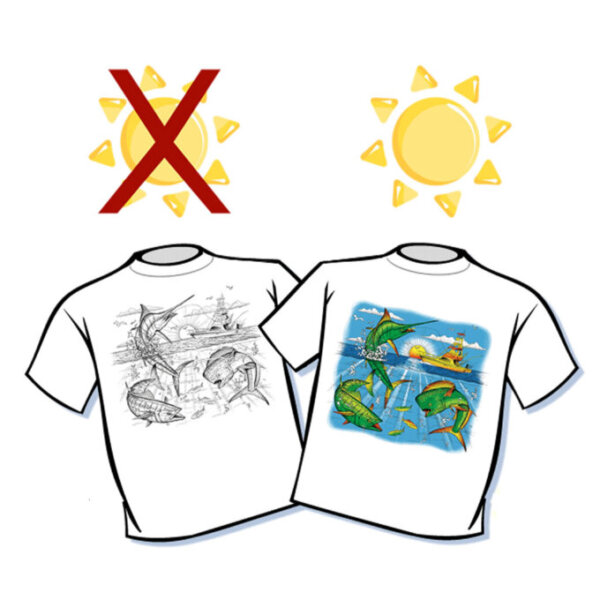 Sport Fishing Color Changing T-Shirt - Youth