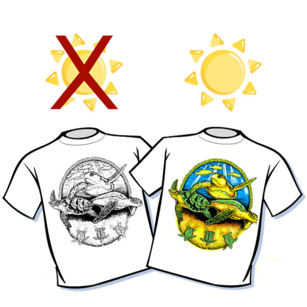 Turtle Family Color Changing T-Shirt - Youth